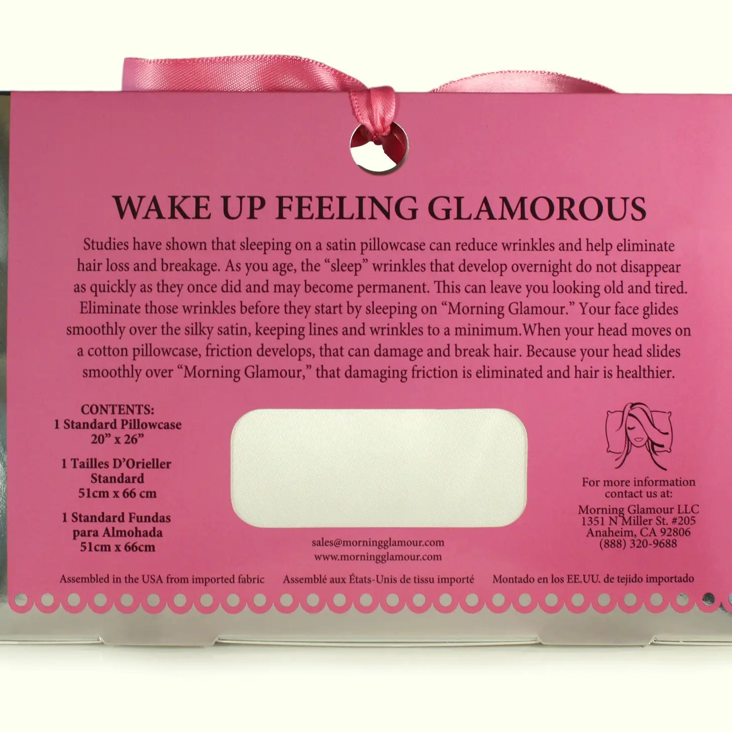 Pillow cover for healthier hair and face