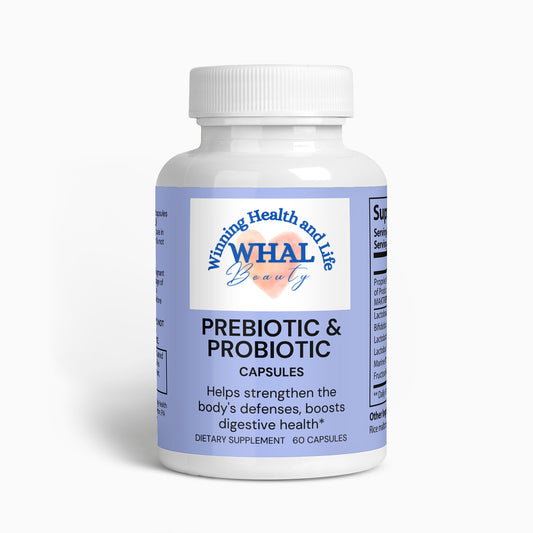 WHAL Prebiotic and Probiotic Gut Support - Winning Health & Life