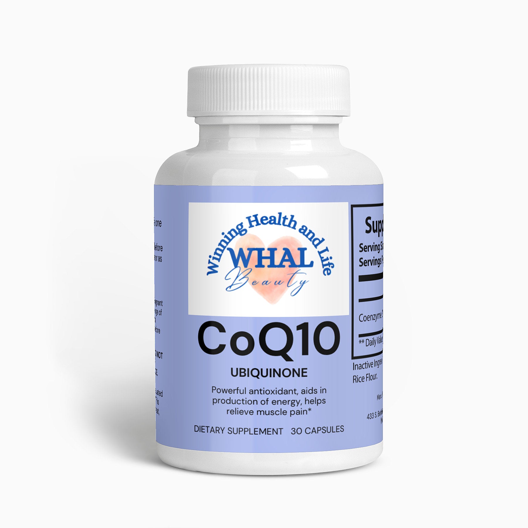 CoQ10 Ubiquinone - Winning Health & Life