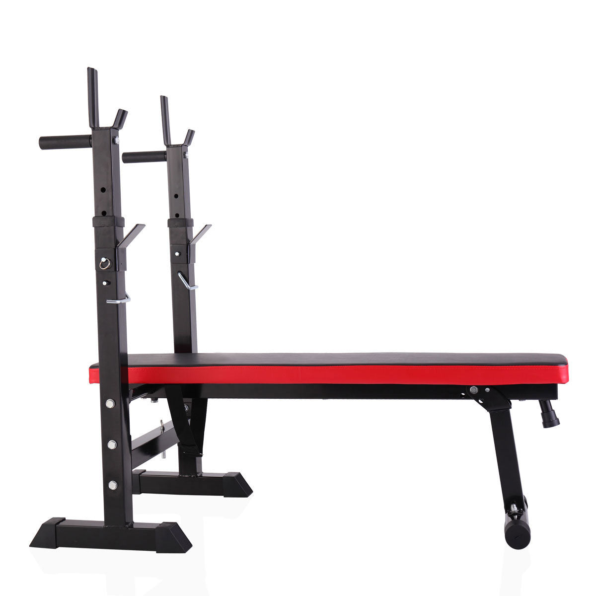 Folding Workout Bench Adjustable Multifunctional Squat Rack