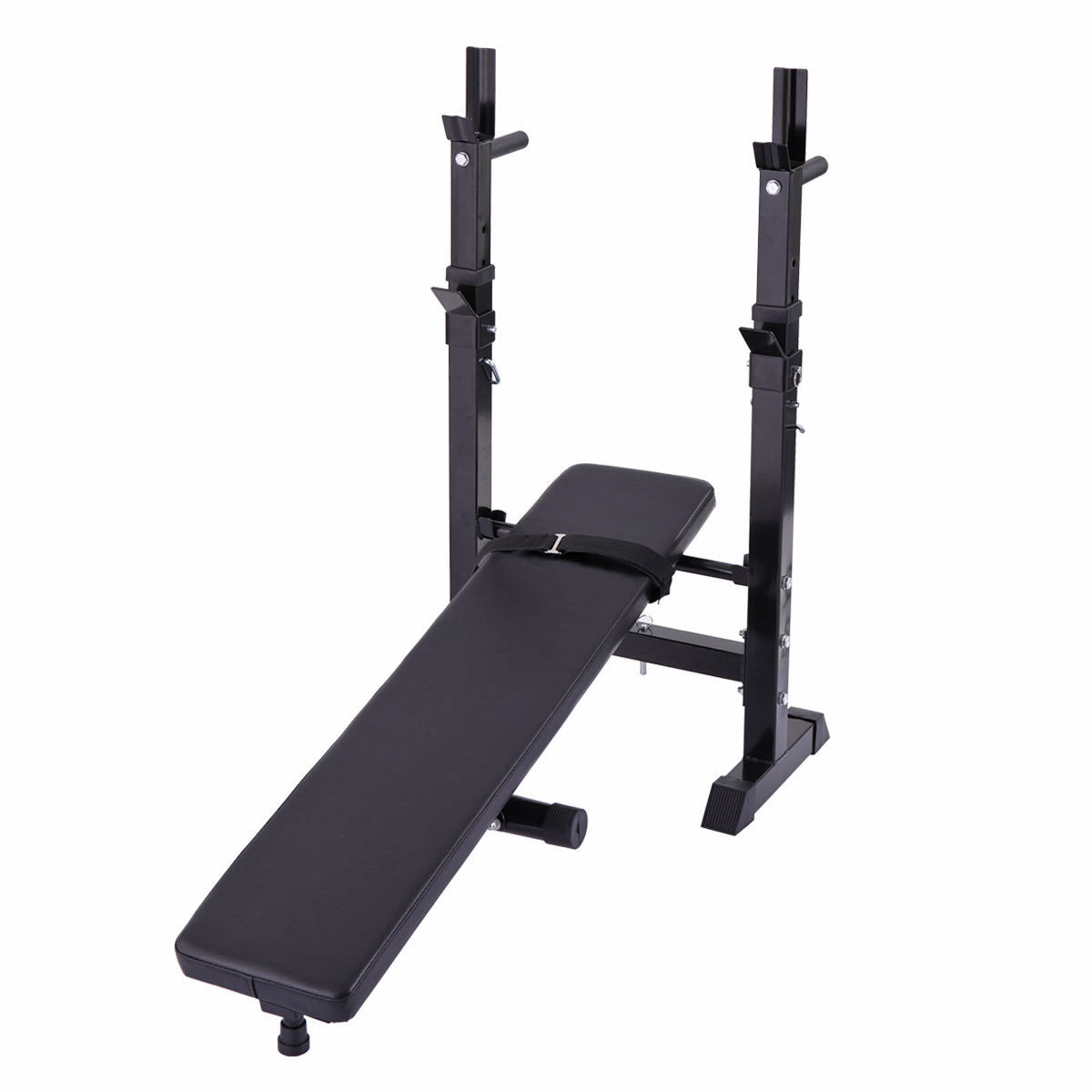 Folding Workout Bench Adjustable Multifunctional Squat Rack